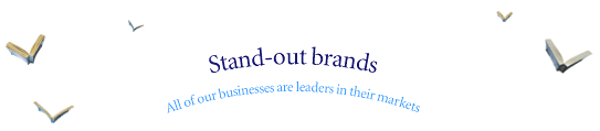 Stand-out brands, All our businesses are leaders in their markets